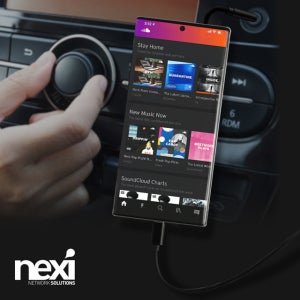 넥시 Type-C to 3.5 AUX M 케이블 NX1210