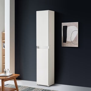 그레이스 틈새수납장 틈새장 코너장 다용도수납장 가로300, 6단, 화이트