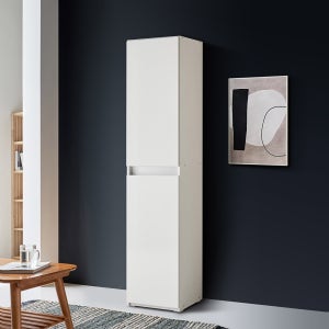 그레이스 틈새수납장 틈새장 코너장 다용도수납장 가로400, 6단, 화이트