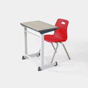 한성교구 초등클래식우레탄A 레드 초등학교 책상 학원용 책걸상 학원책상