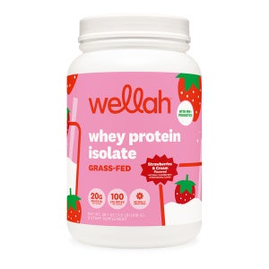 웰라 그래스페드 웨이 프로틴 아이솔레이트 분리유청단백질 WPI 30회분 딸기크림, 816g, 1개