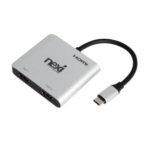 넥시 USB 3.1 TYPE C TO 듀얼 4K HDMI 컨버터