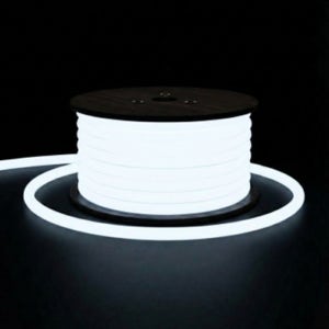 LED 팝네온 원형 백색 50M 줄조명 플렉스 네온사인 인테리어 간접조명