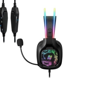 넥시 7.1채널 헤드셋 컴퓨터 PC USB 게이밍 RGB 게임용 마이크 일체형 오버이어