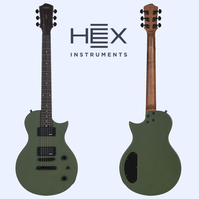헥스 H100 S/AG 아미그린 레스폴 일렉기타
