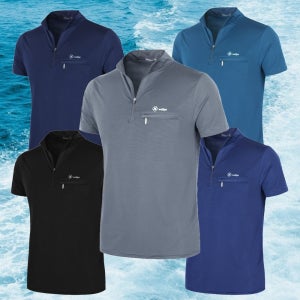 남자 반팔 작업복 티셔츠 남성 여름 등산복 상의 집업 쿨 냉감 기능성 스판