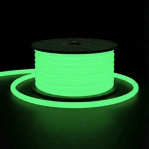 LED 팝네온 원형 녹색 50M 줄조명 플렉스 네온사인 인테리어 간접조명