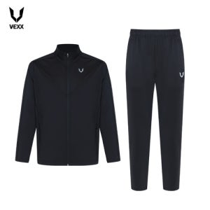 브이엑스 V-EXX 남녀공용 베이직 트레이닝복 셋업 우븐 집업 세트 웜업 체육복