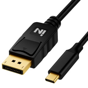 인네트워크 USB 3.1 TO DP 1.8M 4K60Hz PVC 바디 [IN-U31DP4K18BK] INV112
