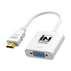 인네트워크 HDMI to VGA(RGB) 컨버터 (오디오미지원) [IN-HVC04W] INV016
