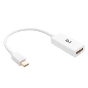 인네트워크 ACTIVE MINI DP TO HDMI 2.0V 컨버터 4K60Hz 화이트 [IN-ACTMDPH19W] INV102