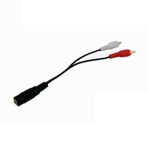 인네트워크 3.5 스테레오 to RCA Y 젠더 케이블 IN-35F2RM015 INS010