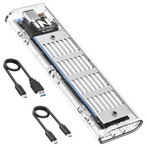 인네트워크 M.2 NVMe SSD지원 USB3.1 실버 방열판 외장 케이스 최대 8TB 인식 IN-SM2TSV