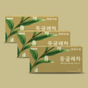 대한다업 둥굴레차 티백 100T 3박스 세트 대용량 볶은차 구수한
