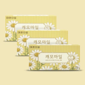 대한다업 캐모마일 티백 100T 3박스 세트 꽃차 카모마일 대용량 탕비실