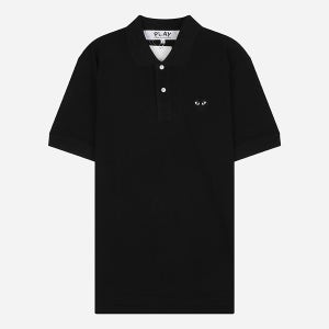 [꼼데가르송]6S AX T066 051 1 블랙 하트 폴로 셔츠 블랙