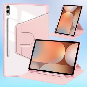 웨일 360도 회전 하이브리드 케이스 핑크, 갤럭시 탭 S10+