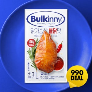 벌키니 닭가슴살 불닭맛 100g, 1개