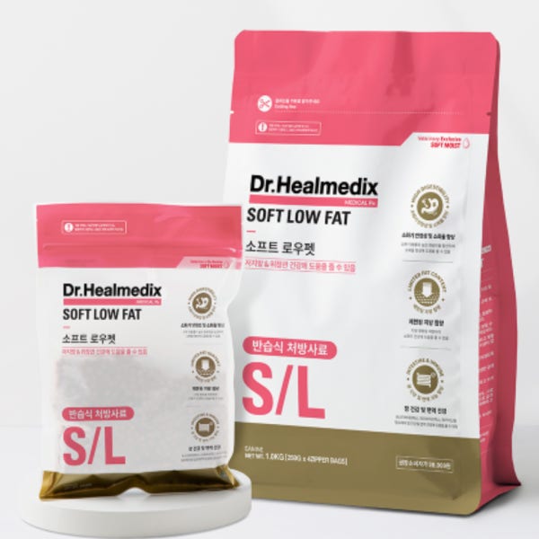 닥터 힐메딕스 소프트로우펫 S/L 1kg(반려견)(250g, 4개)