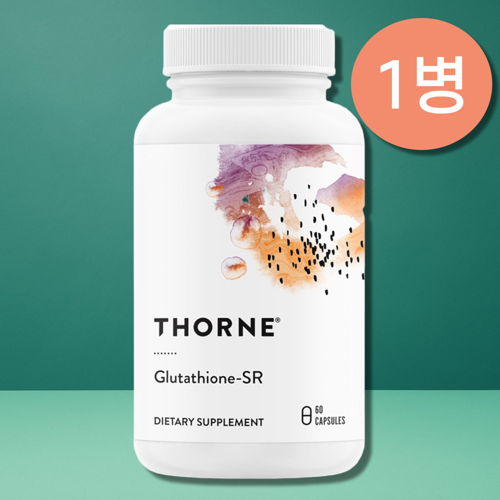 쏜리서치 고함량 <b>글루타치온</b> <b>SR</b> 175mg 60캡슐 글루타티온