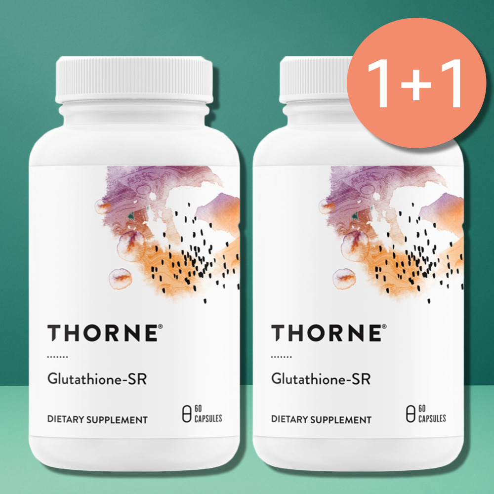 쏜리서치 고함량 <b>글루타치온</b> <b>SR</b> 175mg 60캡슐 글루타티온 2병