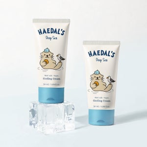 해달씨 딥씨 쿨링크림 수분 수딩 크림 50ml, 2개