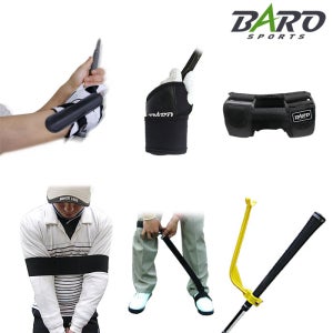 [바로골프] 골프자세교정기 6종세트 / 팔꿈치 손목 하체교정 스윙연습용품