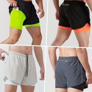 남녀공용 러닝 숏츠 트레이닝 트레일 러닝 바지 마라톤 반바지