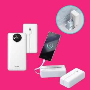 PD65W 2포트 초고속 C타입 LCD 일체형 보조배터리 대용량 30000mAh 동시 충전