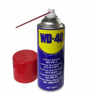 WD-40 방청윤활제 220ml 뿌리는녹제거제 녹제거제 방청제