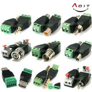 ADIT DC전원 DC플러그 DC잭 5.5 2.1 BNC RCA 전선 터미널 단자 커넥터 연결잭