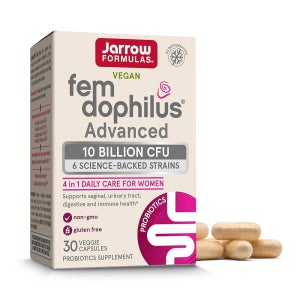 JARROW 자로우 FEMDOPHILUS 프로바이오틱스 100억CFU 30캡슐 30 Count (Pack of 1)