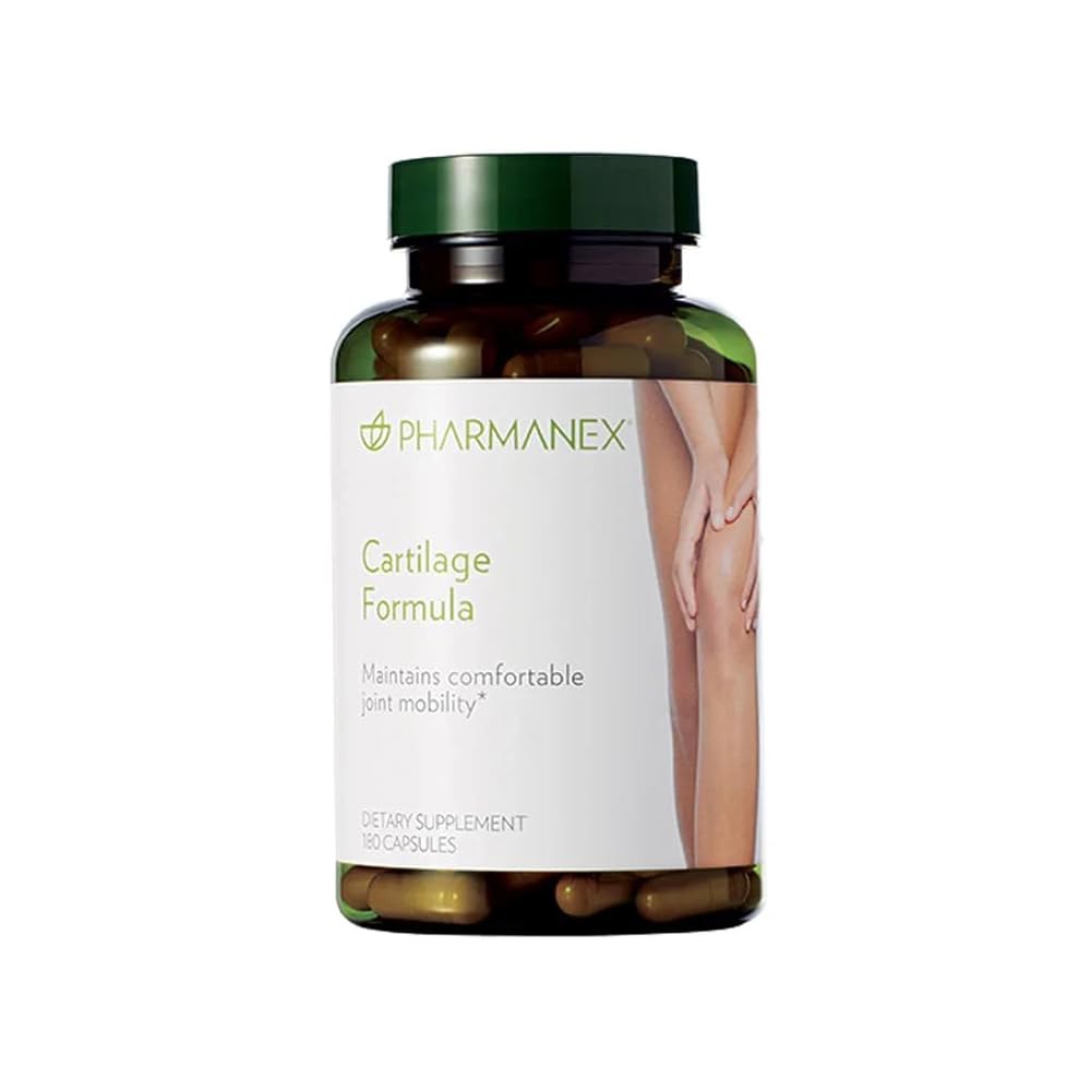 <b>Nu Skin</b> Pharmanex 연골 포뮬러 관절 을 위한 채식주의자 글루코사민 보충제 이동성 및 기능 지원, 비타민 C E, 강황 커큐민 포함 180캡슐