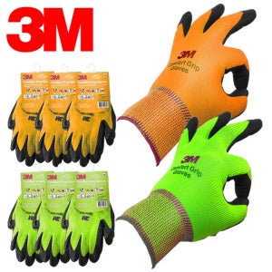 3M 콤포트 그립 반코팅장갑 3켤레 원예용장갑