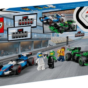 레고 60474 시티 VCARB와 Sauber 레이스 카가 있는 F1 그리드