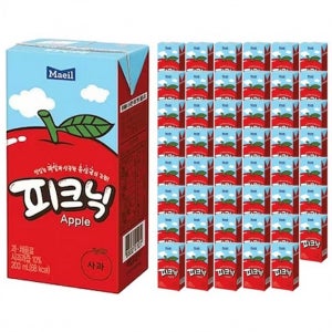 청포도 매일 피크닉 사과 200ml x 48팩 24팩x2박스