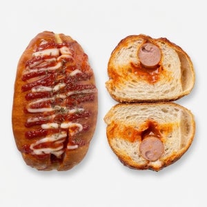 불닭마요 소세지 소금빵 (수제 불닭 마요 소금빵 디저트 소프트룸)