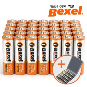 벡셀 AA + AAA 건전지 벌크 알카라인 40알 리모컨