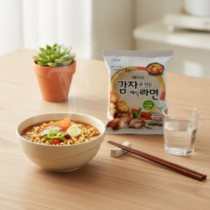 애터미 감자라면 1박스 24개입 순한맛 얼큰한