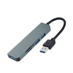 Coms USB 2.0 A 멀티 허브 3.0 3p 카드리더기 TB576
