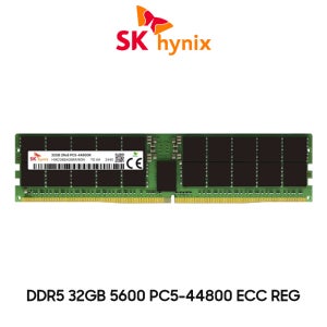SK하이닉스 서버용 메모리 DDR5 32GB 5600 PC5 44800 ECC REG