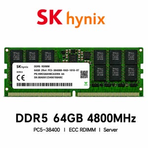 SK하이닉스 서버용 메모리 DDR5 64GB 4800 PC5 38400 ECC REG