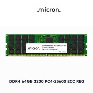 마이크론 서버용 메모리 DDR4 64GB 3200 PC4 25600 ECC REG