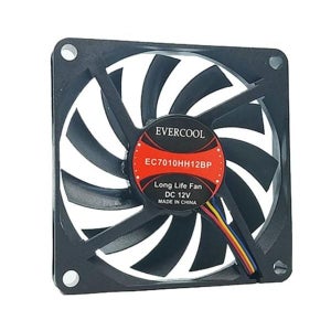 에버쿨 70mm 케이스팬쿨러 4핀 PWM EC7010HH12BP(PWM)