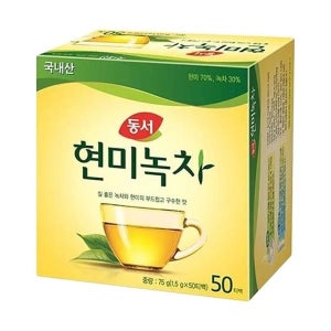 동서식품 현미녹차 1.5g x 50개입 보리차