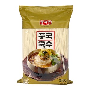 풍국면 풍국국수 3000g 건면 잔치국수 비빔국수 재료 소면, 3kg, 1개