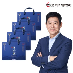 익수제약 프리미엄 황진환4.2g 인삼 말라센시스 침향 녹용 기능성표시식품 30환, 4개