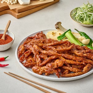 정채움 매콤 닭목살구이 400g 캠핑 밀키트