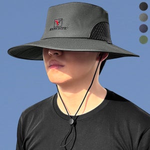58/62cm 여름 샤이니디어 매쉬 등산 모자 등산모 정글모 빅사이즈 대두 빅사이즈