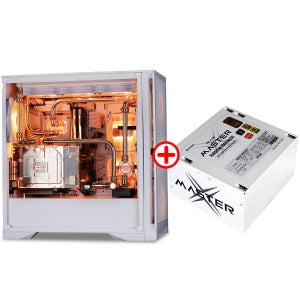 몬스타기어 케이스 파워 세트 X840E화이트 + X850W 80Plus ATX3.1화이트